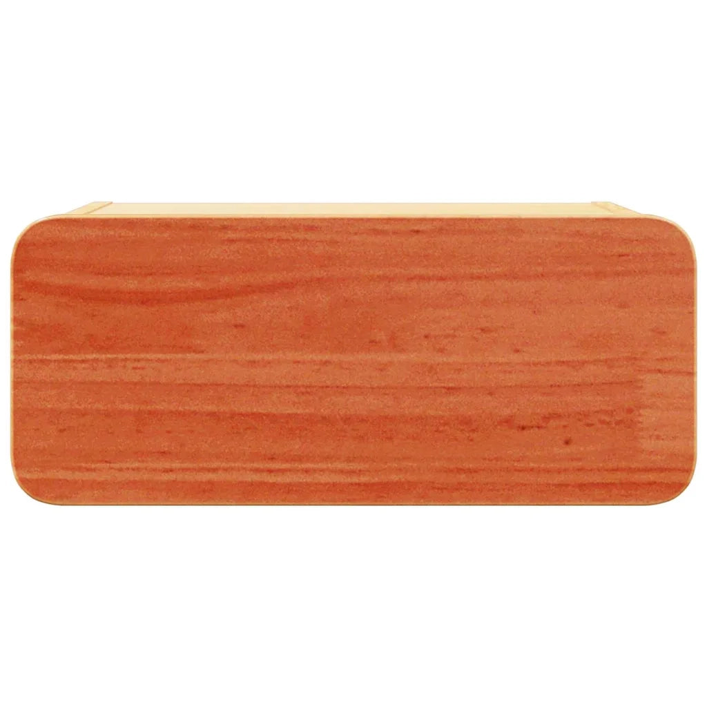 Comodino con cassetto-Tavolino da notte Marrone cerato 39 x 34 x 16,5 cm