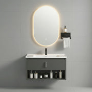 Set Di Mobili Da Bagno Con Lavabo River 60cm Grey