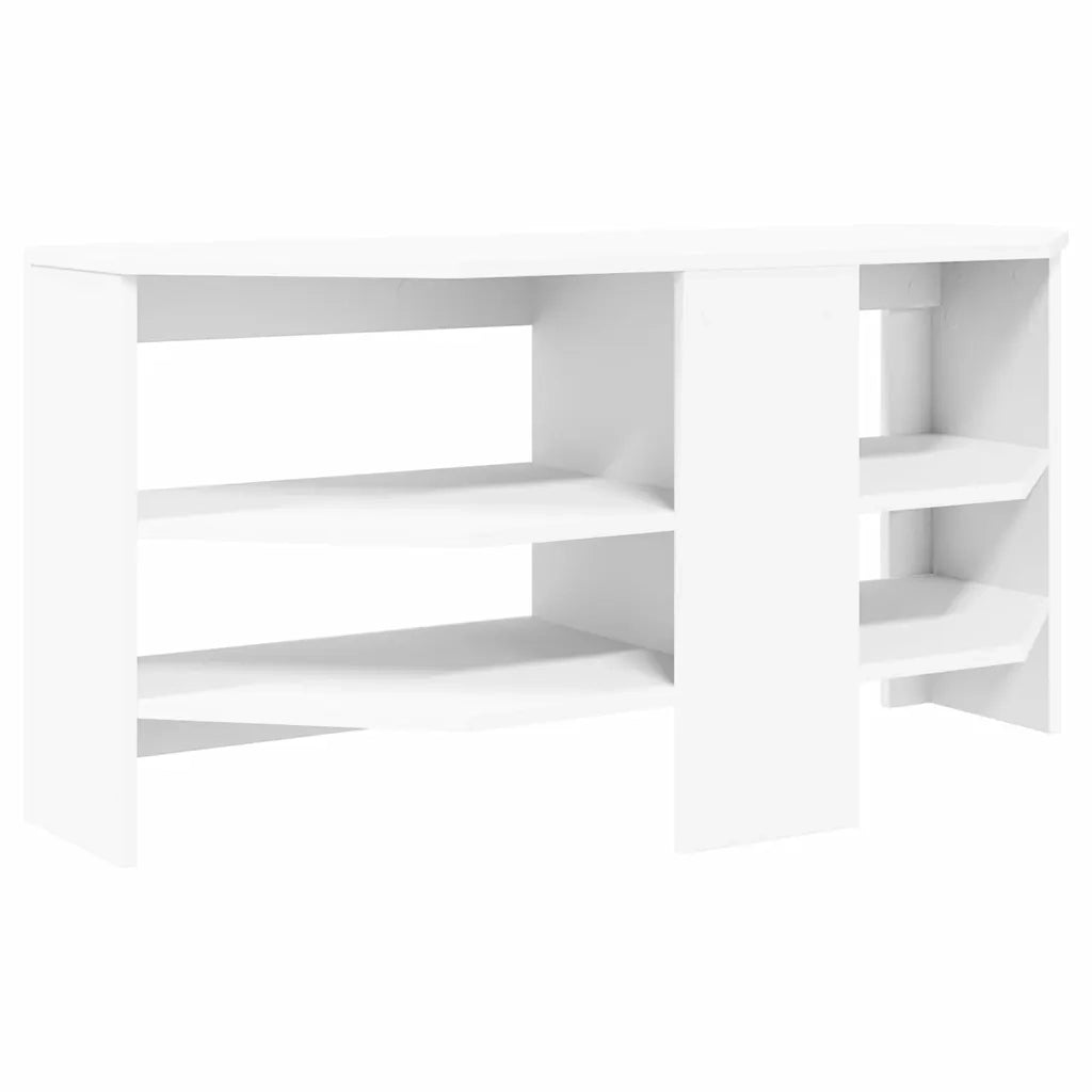 MobileTVAngolare Bianco 102 x 40,5 x 45 cm Legno multistrato 889775