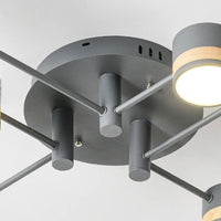 Lampada Da Soffitto Grey Grigia APP529-6C