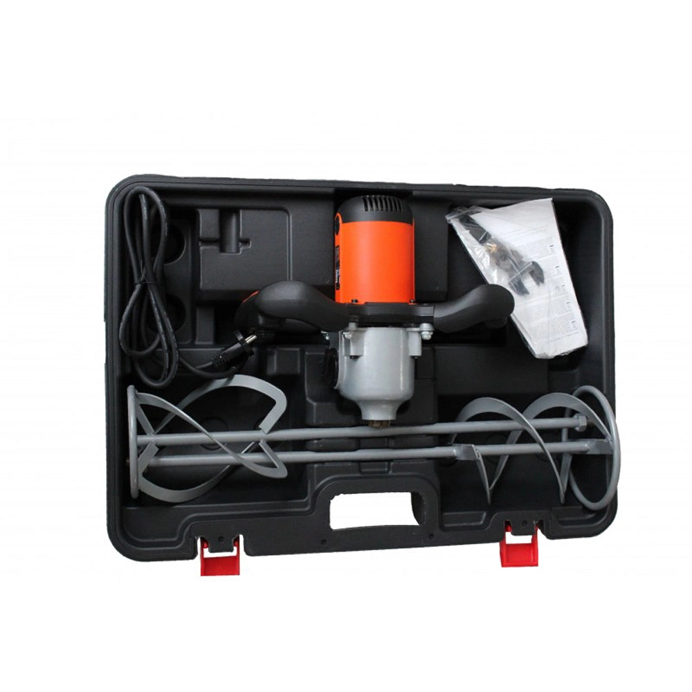 TRAPANO MISCELATORE ELETTRICO IMPASTATORE PROFESSIONALE 1600W 2 FRUSTE KME 1600 KAPRIOL