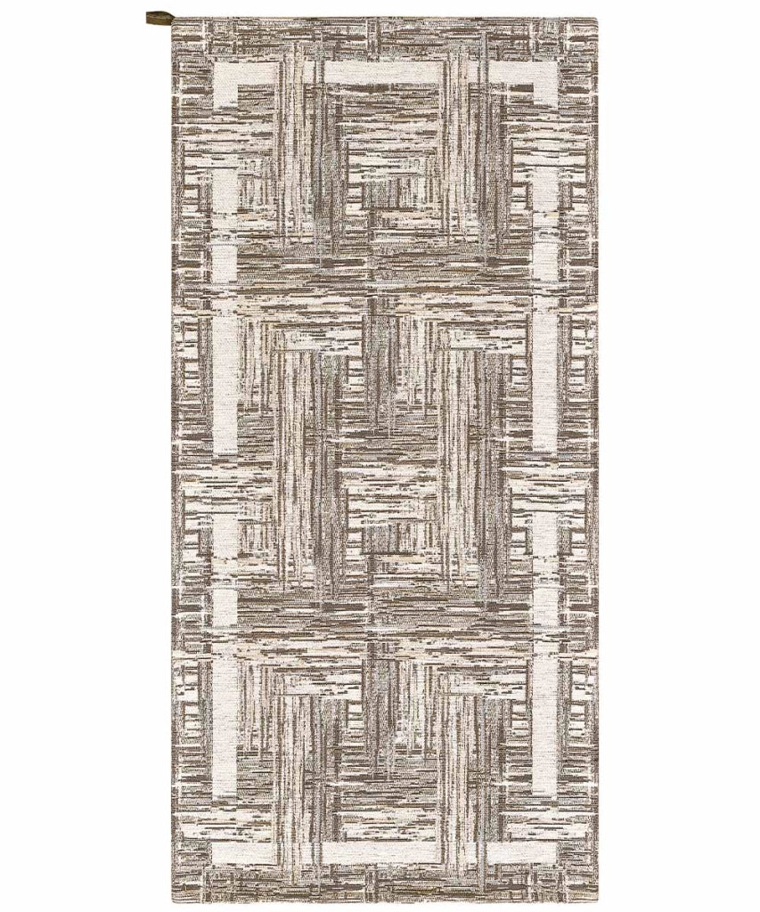 Tappeto moderno BANGKOK TORTORA geometrico astratto, Tappeto arredo ingresso camera da letto lavabile antiscivolo cm.85x150