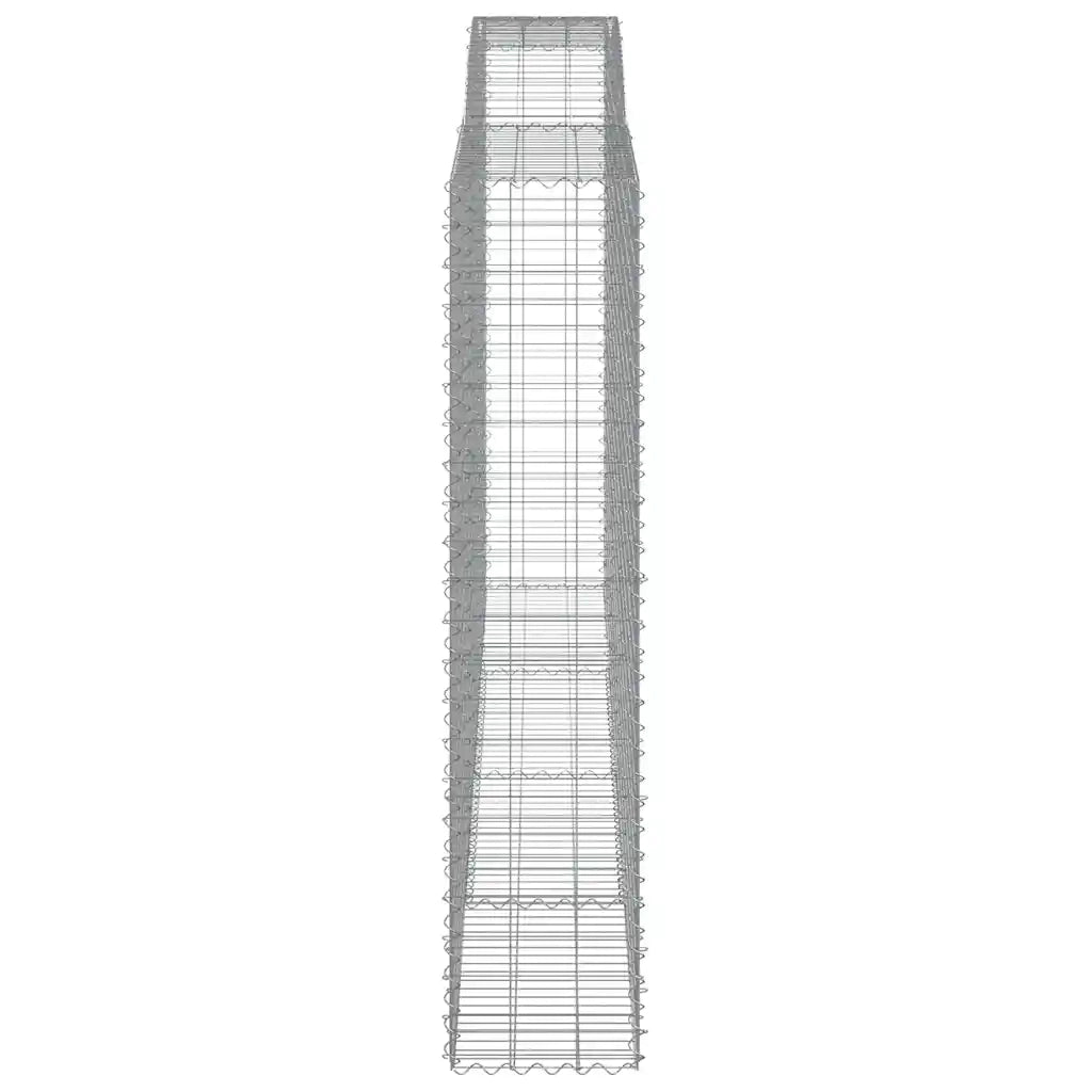 Cesti Gabbioni ad Arco 5 pz 400x50x220/240 cm Ferro Zincato 3147077