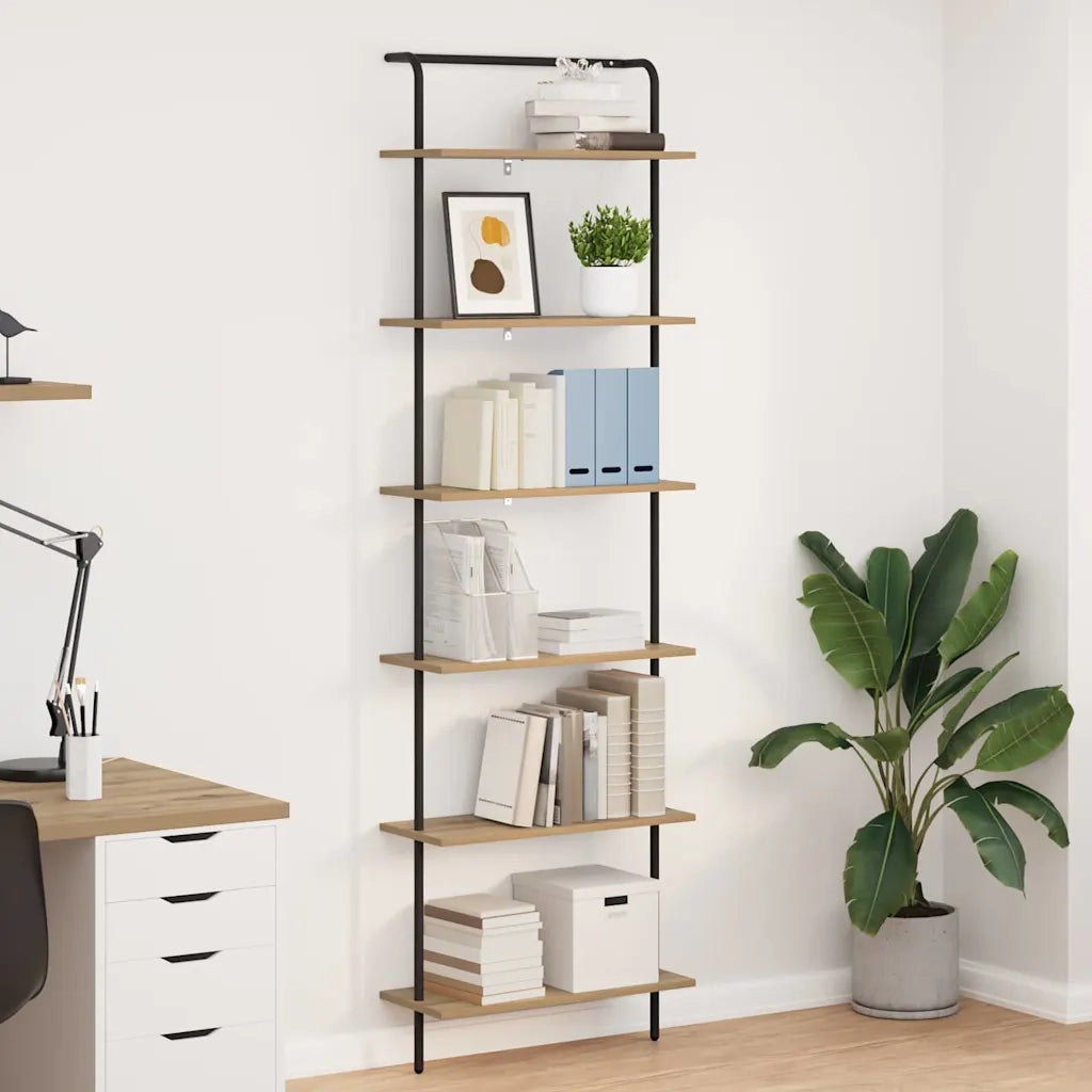 Libreria Rovere artigianale 60 x 24 x 203 cm Legno multistrato 879976
