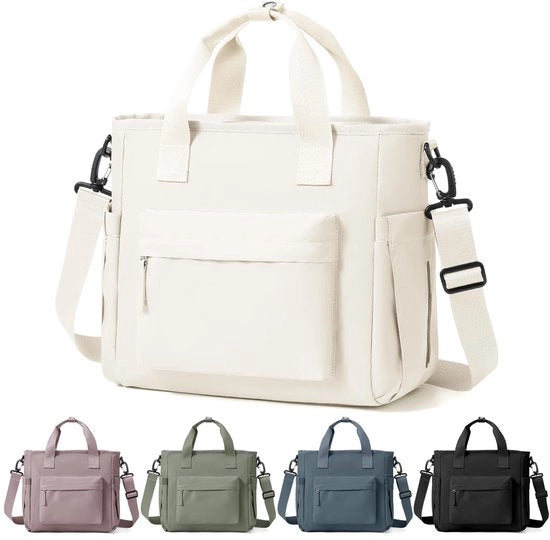 Tas Geïsoleata per Picnic, Geïsoleerde Lunchtas, Tas per Cibo Termica, Tas per Pranzo, Tas Geïsoleata con Cinturino per Spalle, Modello A3, Beige