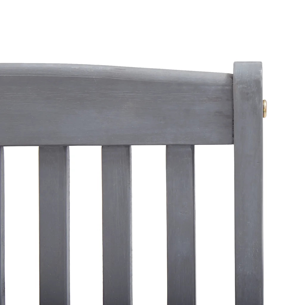 Sedie da Giardino Pieghevoli 4 pz in Legno Massello d'Acacia 46336
