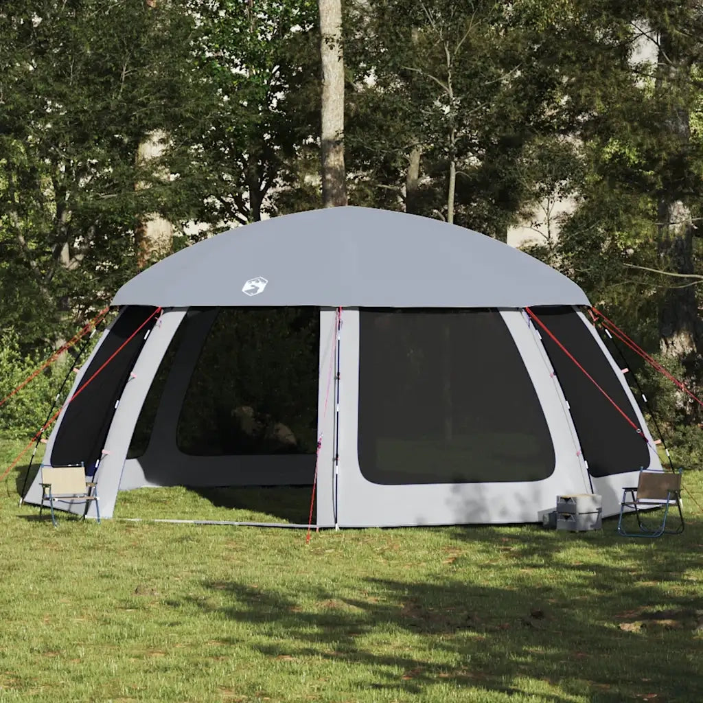 Tenda da piscina con Patta Rimovibile&Pareti in Rete 612x612 cm