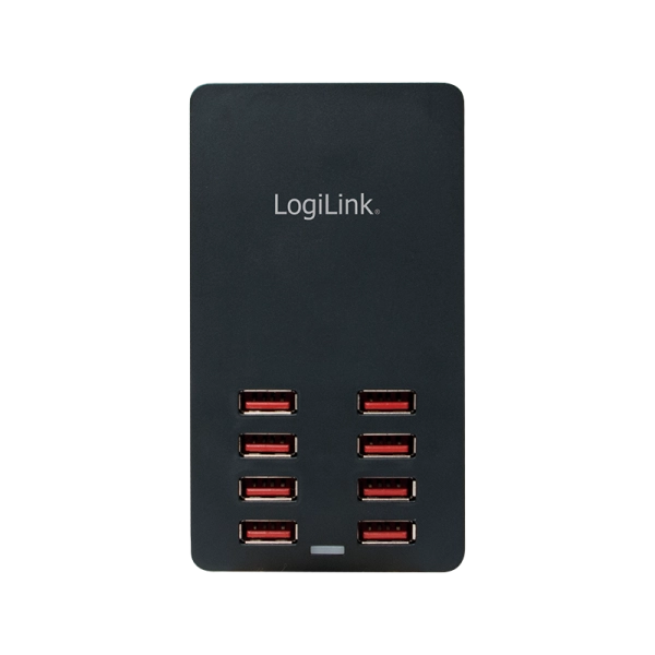 Caricatore da Tavolo a 8 porte USB 44W Nero