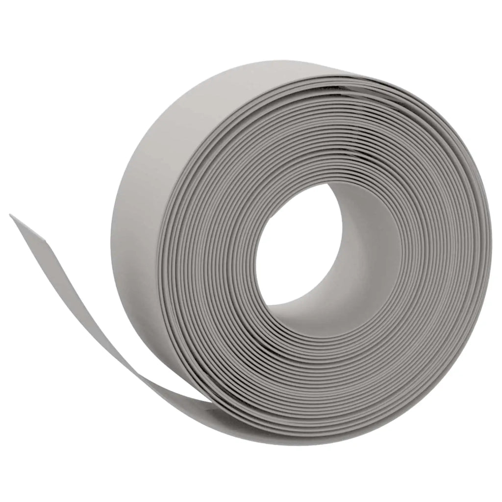 Bordatura per giardino 25 m 20 cm PE Grigio 42036851