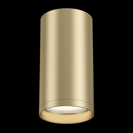 Plafoniera Ceiling & Wall in Metallo FOCUS S Opaco Oro