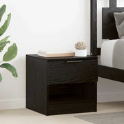 Armadietto per letto 2 pcs Rovere Nero 40 x 39 x 40cm 880518