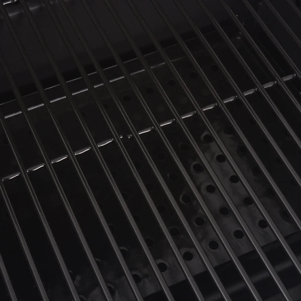Barbecue a Carbonella con Ripiano Inferiore Nero 43048