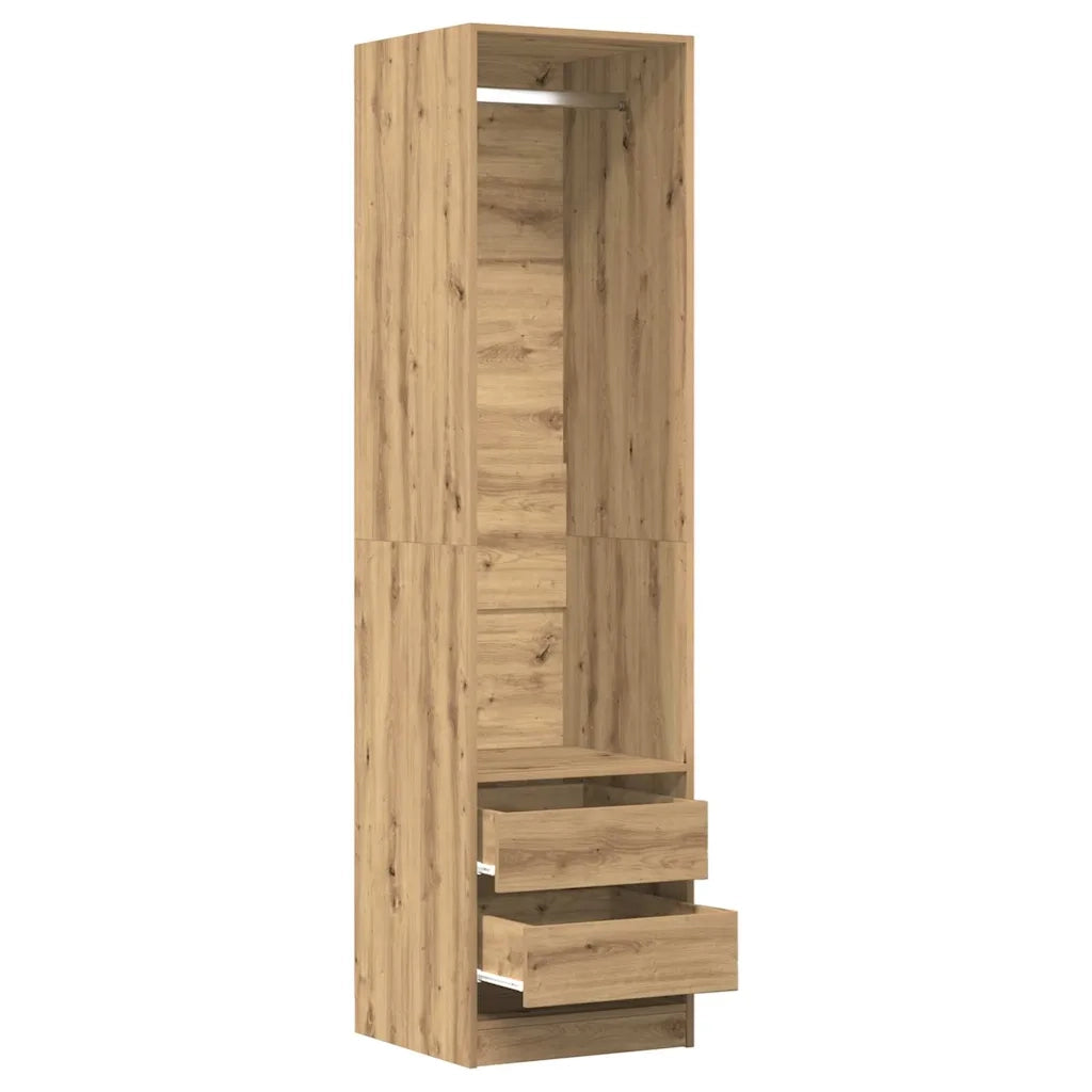 Armadio Rovere Artigianale 50x50x200 cm in Legno Multistrato CFW5340189