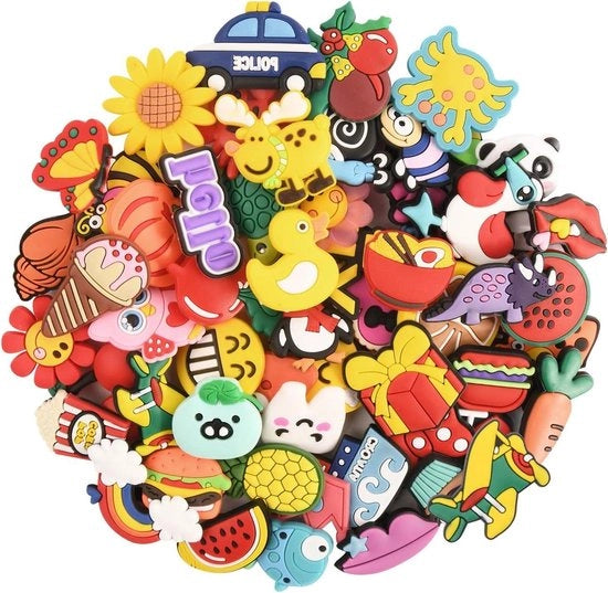 Scarpette in PVC per bambini - Decorazioni per scarpette per bambini - Accessori per bambini in PVC - Decorazioni per bambini - Bambine e bambini