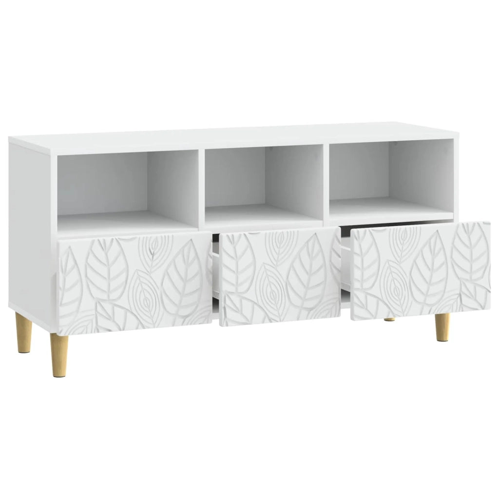 Mobile TV 102 x 34,5 x 50 cm Bianco Legno ingegnerizzato 895135
