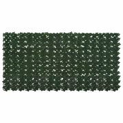 Schermo per balcone con foglie Verde Scuro 200 x 100 cm 42040627