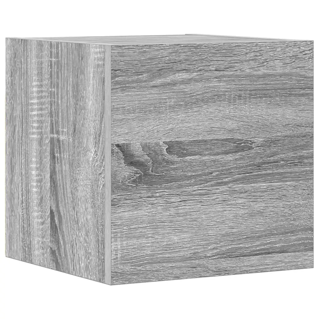Set di Mobili Porta TV 4 pz Grigio Sonoma in Legno Multistrato 3120318