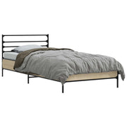 Letto singolo | Letto per adulti | Struttura del letto Rovere Sonoma 80 x 200 cm