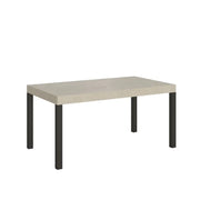 Tavolo allungabile 160/420x90 cm Everyday Premium cashmere gambe antracite