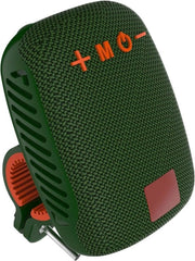 Altoparlante da Bicicletta IPX5 - Acqua Resistente - Caricabile via USB - Radio FM - Altoparlante da Guida Portatile - Slot per Carta di Memoria - Verde Scuro