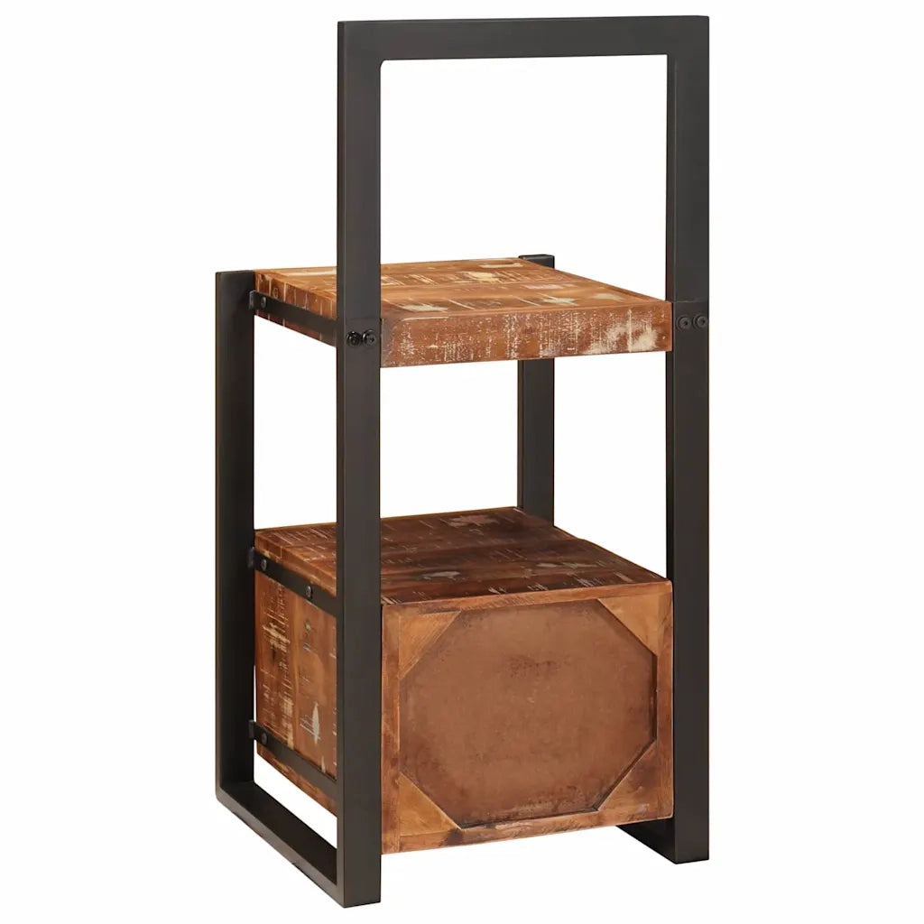 Appendiabiti con cassetto Multicolore Legno Recuperato Massello CFW1517037