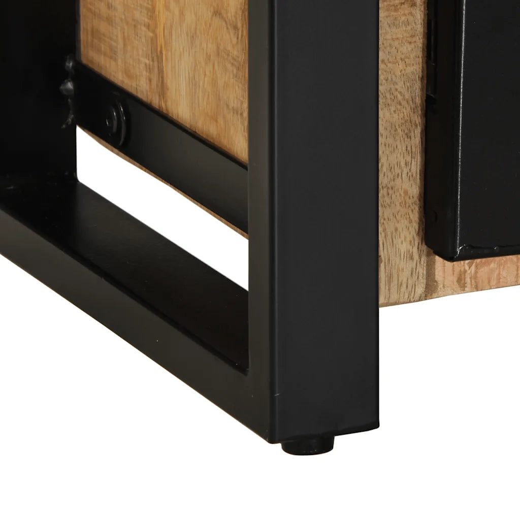 Mobile Porta TV 100x30x40 cm in Legno Massello di Mango Grezzo 4013589