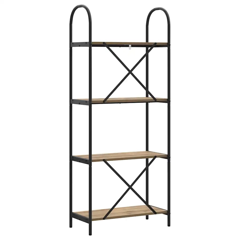 Libreria Rovere artigianale 60 x 30 x 146 cm Legno multistrato