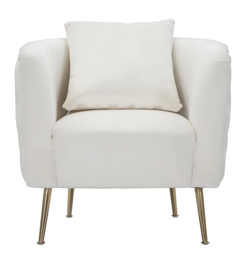 POLTRONA BUCAREST CREMA CM 76X74X73