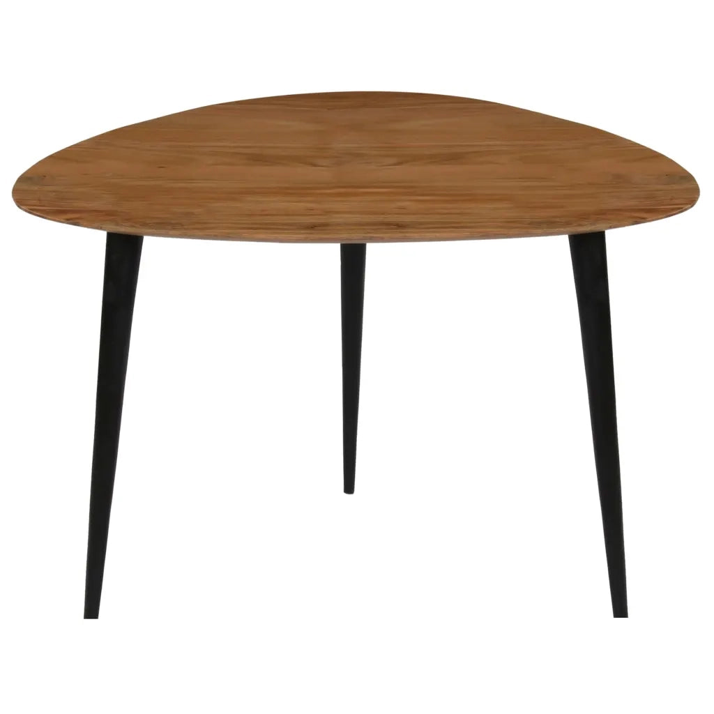 Set Tavolini da Salotto 3 pz in Legno Massello d'Acacia 246062