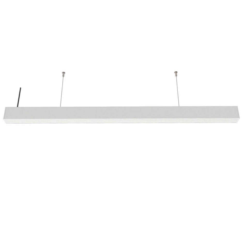Trade Shop - Lampadario Led Lineare A Sospensione Soffitto 40w Modulare Tecnologia Cct Ll57-120c-3c - Bianco