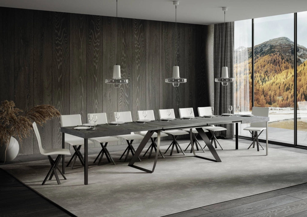 Tavolo Allungabile 160-420x90x77 cm Proxy Cemento
