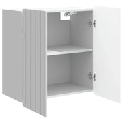 Armadietto a Muro | Mobiletto a muro Bianco Lucido 59 x 31 x 64 cm
