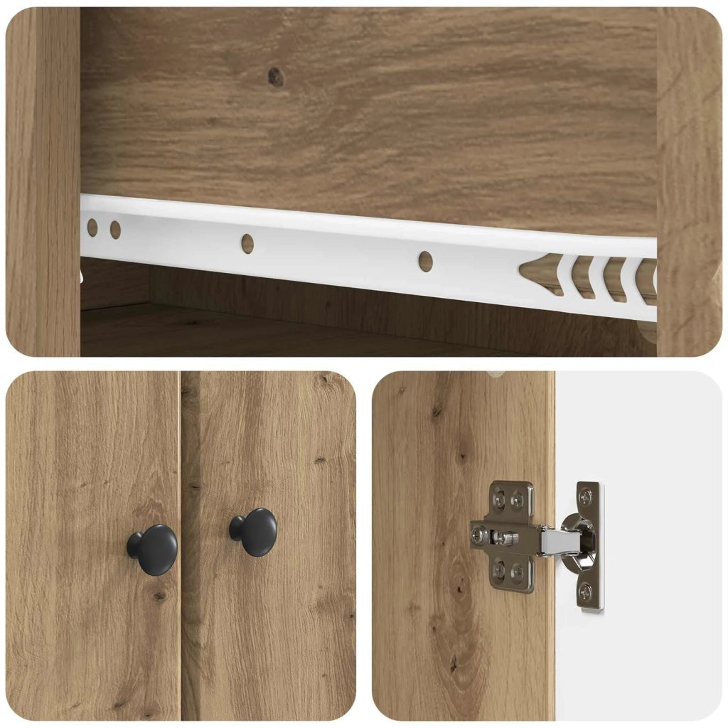 Set di armadi 2 pcs Rovere Artigianale 66 x 34,5 x 90 cm 3416888