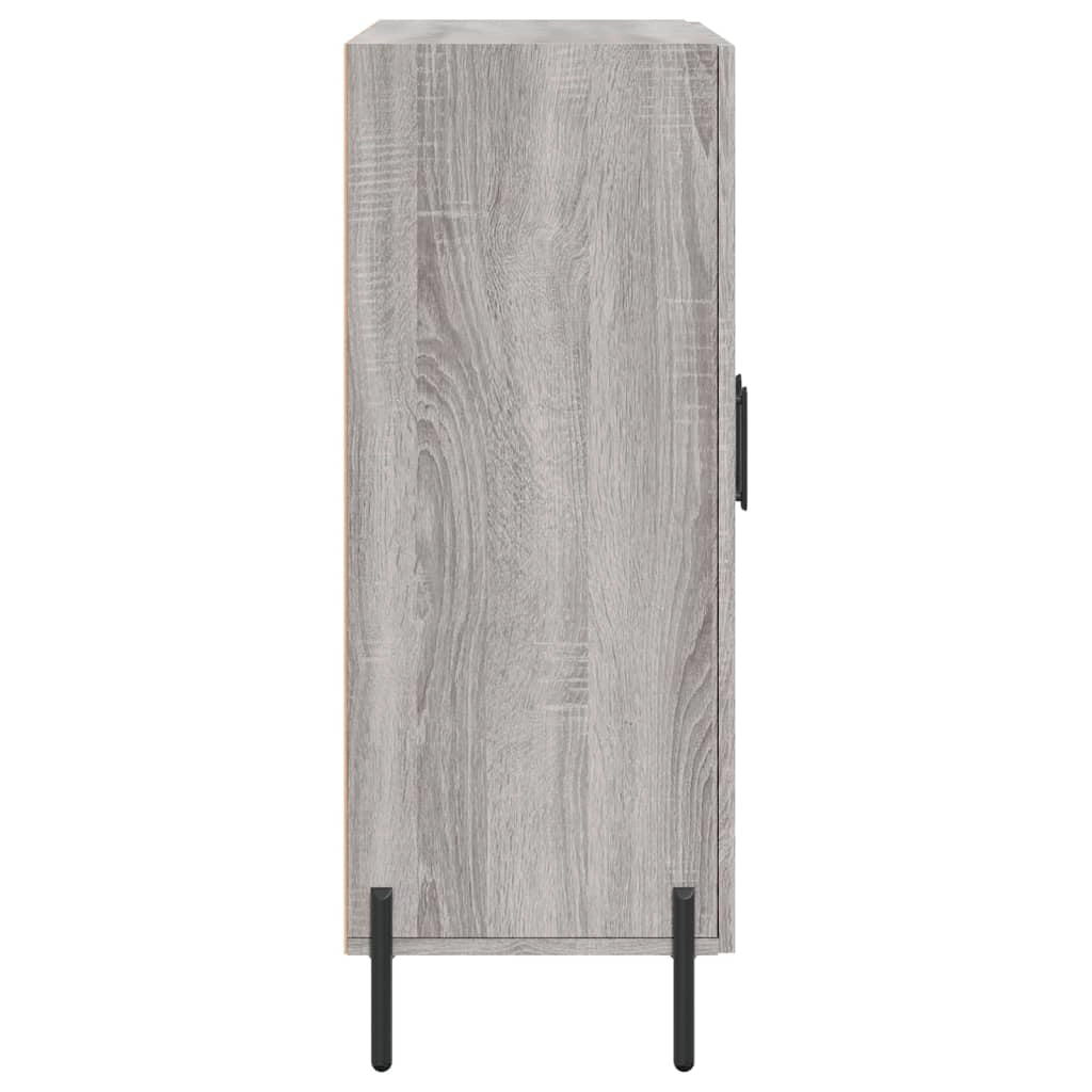 Buffet credenza cassettiera armadio mobile contenitore organizer cucina soggiorno Sonoma 69,5 x 34 x 90 cm legno ingegnerizzato grigio 02_0036497