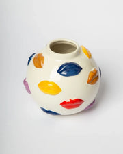 Mouth Multicolor 12 cm  Vaso per Fiori in Ceramica