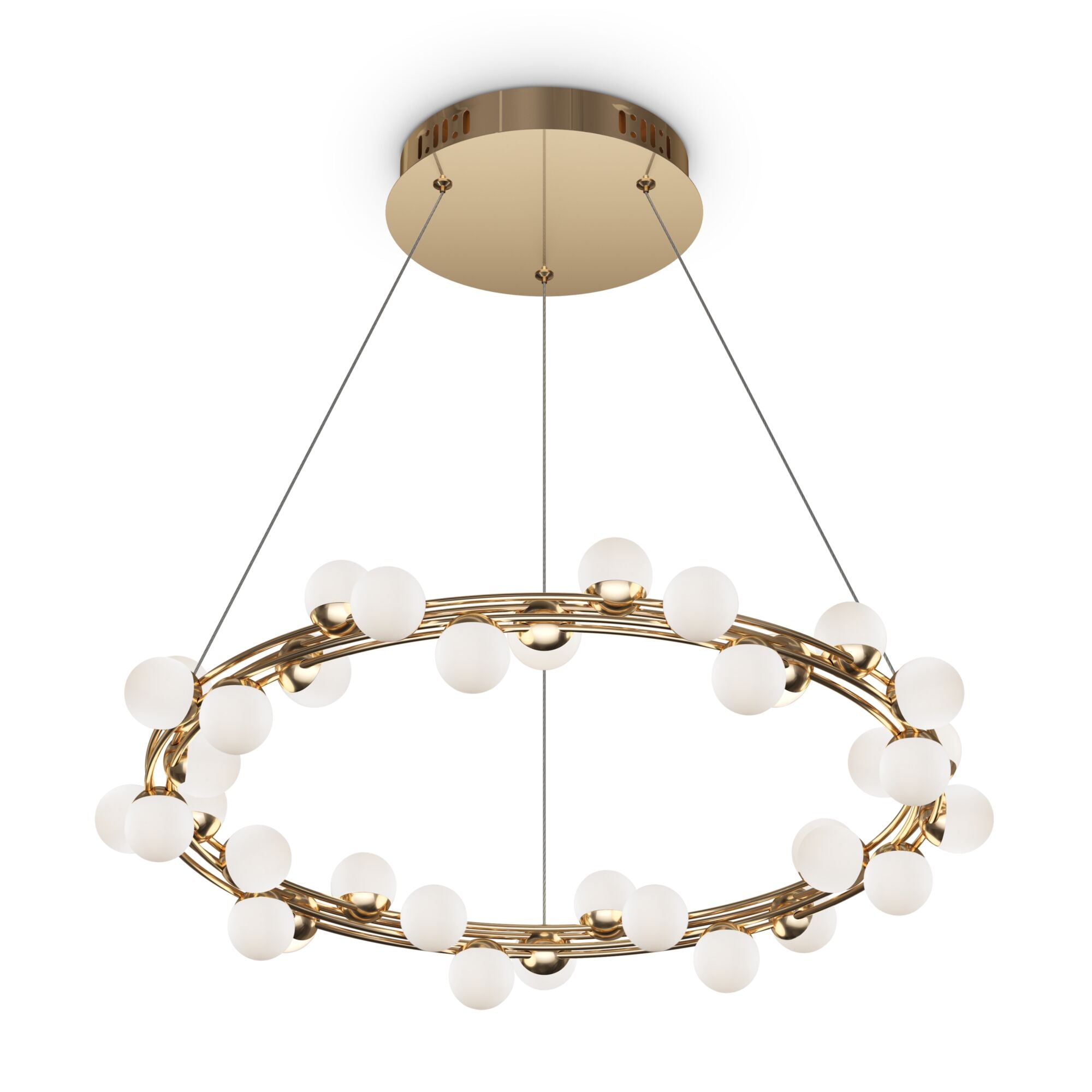 Lampada pendente Modern in Metallo Tessara Oro