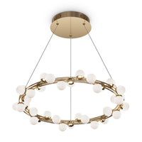 Lampada pendente Modern in Metallo Tessara Oro