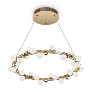 Lampada pendente Modern in Metallo Tessara Oro
