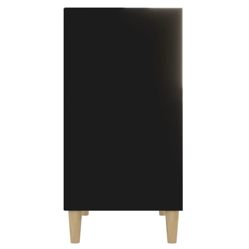 Buffet credenza cassettiera armadio mobile contenitore organizer per cucina soggiorno salotto 57 x 35 x 70 cm legno ingegnerizzato nero 02_0035957
