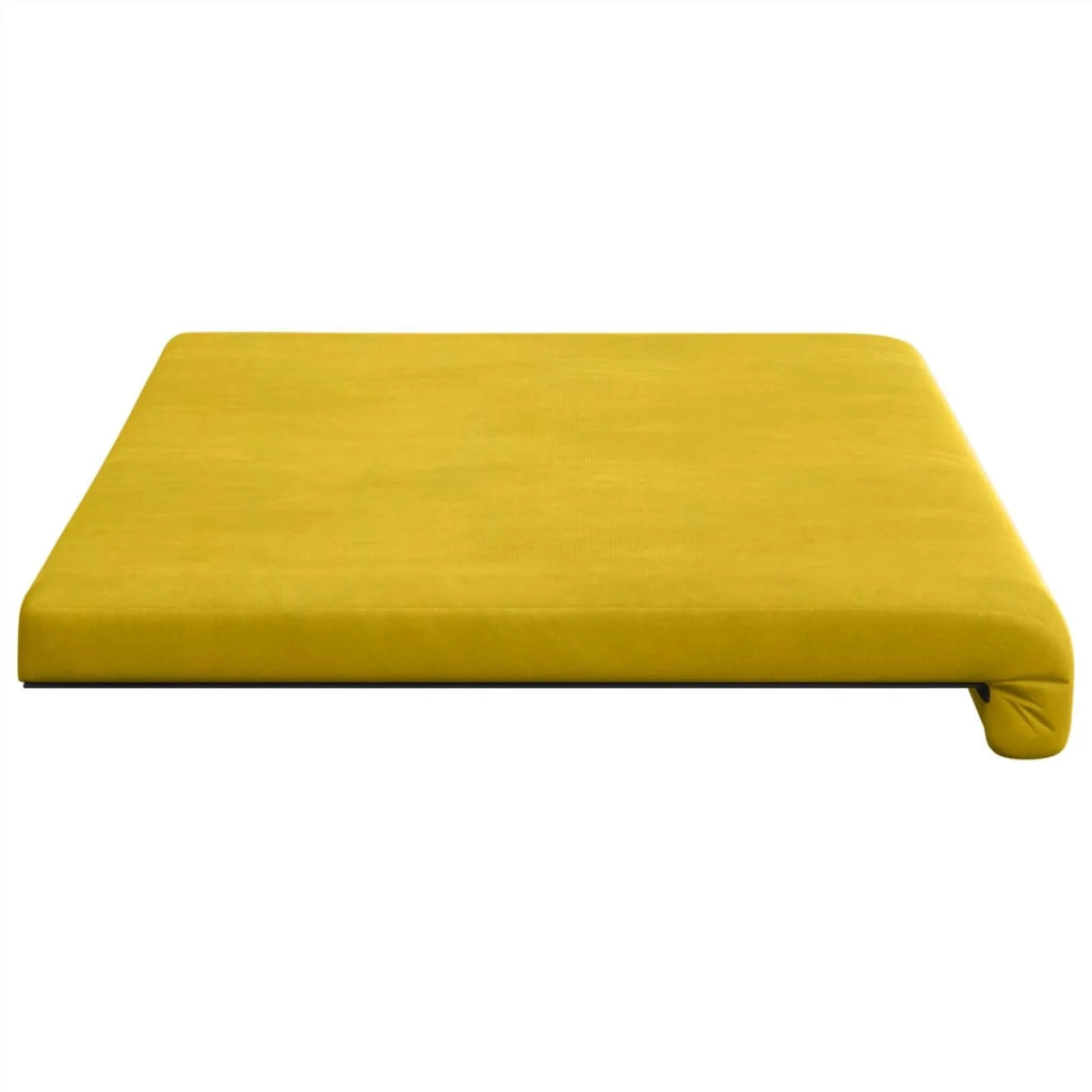 Cuscino per panchina Velluto (V) Giallo Profondità 35 cm 42043259