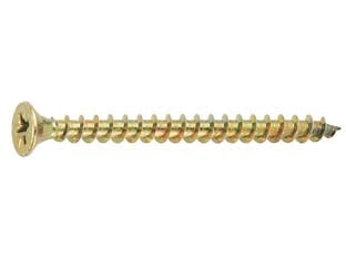 VITI TRUCIOLARE TSP CAVA PZ INT. FILETTATA IN ACCIAIO ZINCATO GIALLO- - ø mm.4x50 - 200 pezzi AMBROVIT