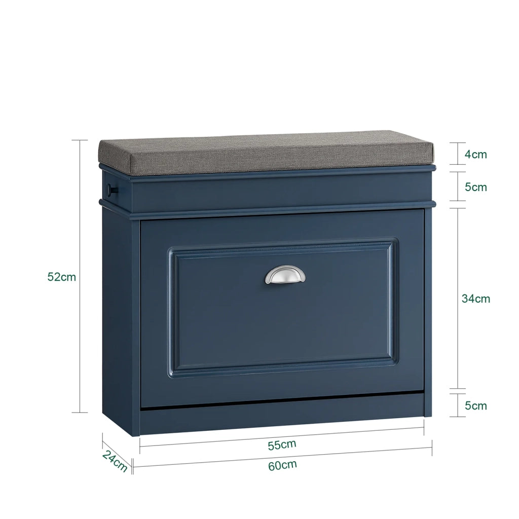 Scarpiera salvaspazio Slim, portascarpe salvaspazio Regolabili blu L60*P24*A52 cm FSR82-K-B