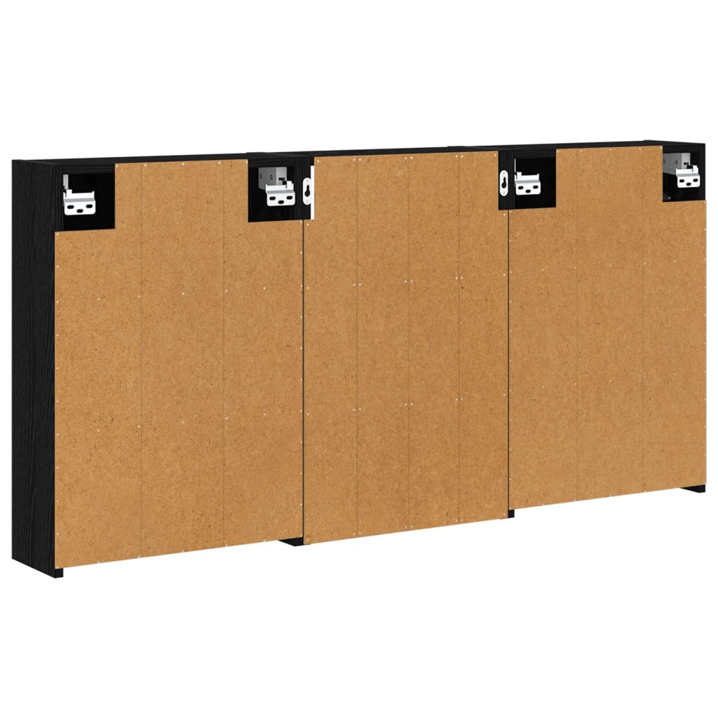 Set di Armadi da Bagno con lo scaffale 3 pcs 126 x 16 x 62.5 cm