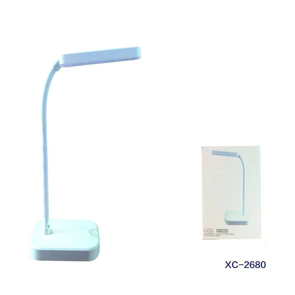 Trade Shop - Lampada Scrivania Tavolo A Led Casa Ufficio Braccio Pieghevole Snodabile Dt-2680 -