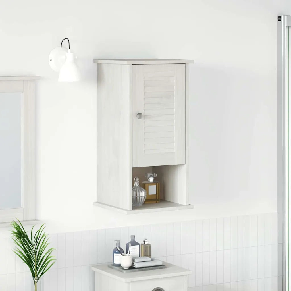 vidaXL Mobiletto da Bagno a Muro VIGO Bianco 37 x 34 x 71.5 cm