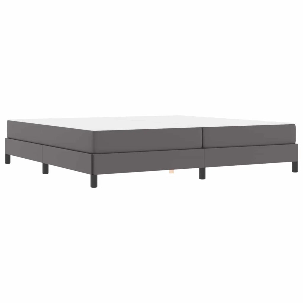 Struttura del letto con materasso Grigio 200 x 200 cm Tessuto 3398651