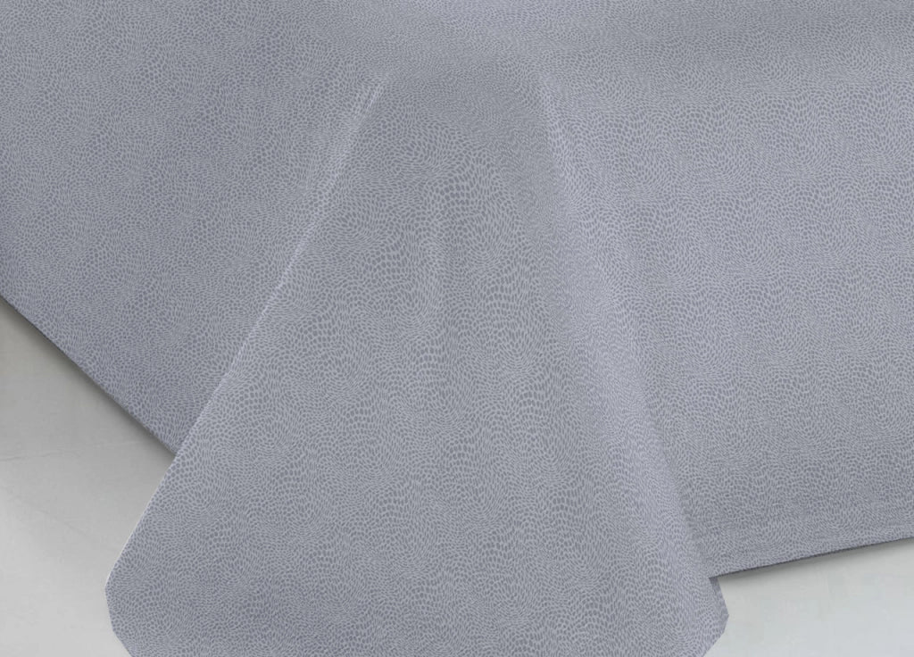Copriletto Piquet Primavera Estate 100% Cotone Disegno Dublino Bon Bon - Matrimoniale - Grigio