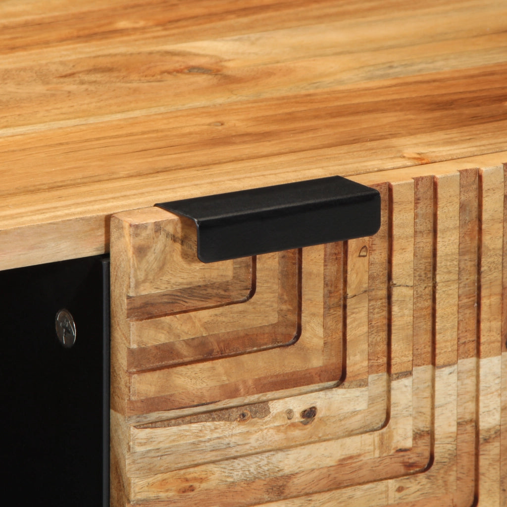 Tavolino da caffÃ¨ 100x54x40 cm in legno massello di acacia