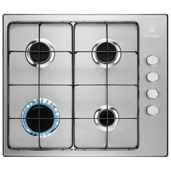 Electrolux KGS6404SX Piano cottura a gas Serie 300 Slim side control 60cm