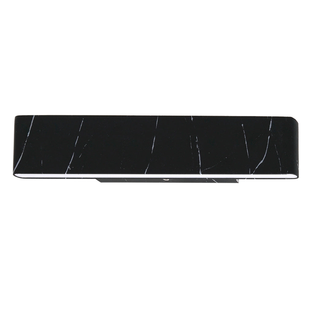 Applique LED Milagro Pierce 12W nero marmo 4000K IP20